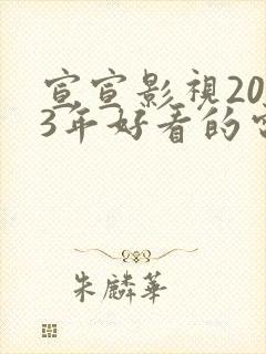 宣宣影视2023年好看的电视剧