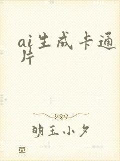 ai生成卡通照片