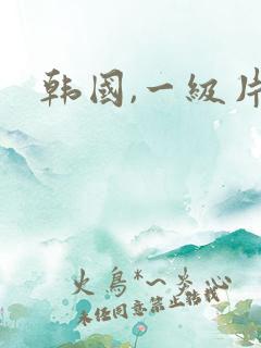 韩国,一级片