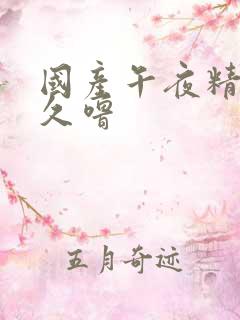 国产午夜精品久久噜