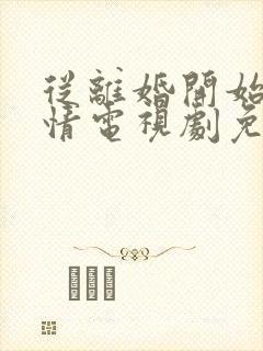 从离婚开始的爱情电视剧免费观看