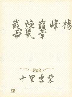 武炼巅峰杨开大帝几章