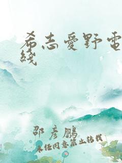 希志爱野电影在线