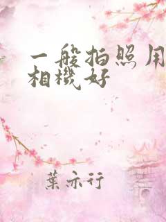 一般拍照用什么相机好