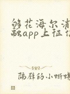 够花海尔消费金融app上征信吗