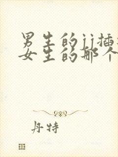 男生的jj插进女生的那个里