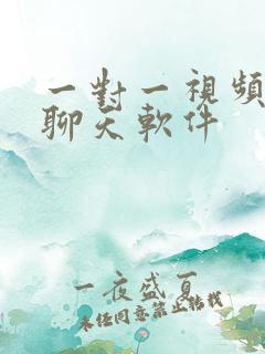 一对一视频交友聊天软件