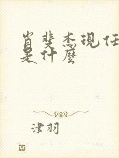 肖斐杰现任职务是什么