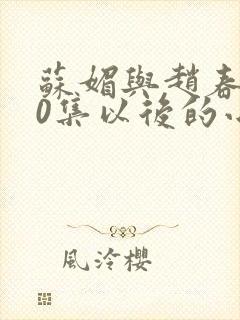 苏媚与赵春城50集以后的小说