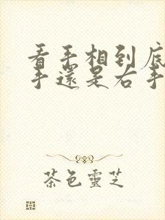 看手相到底看左手还是右手