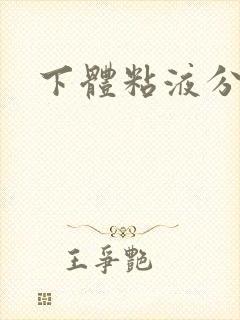 下体粘液分泌物