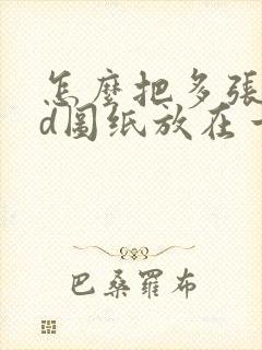 怎么把多张cad图纸放在一个pdf文件里