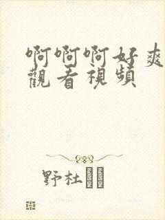 啊啊啊好爽在线观看视频