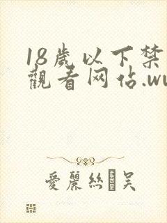 18岁以下禁止观看网站.www