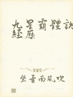 九星霸体诀龙尘经历