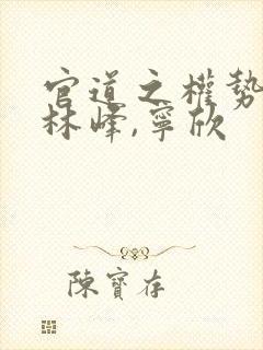 官道之权势滔天林峰,宁欣