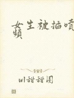 女生被插喷水视频