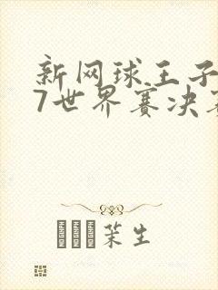 新网球王子u17世界赛决赛漫画