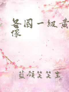 各国一级黄色录像