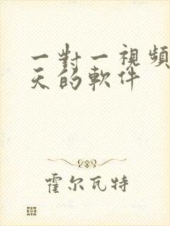 一对一视频随聊天的软件