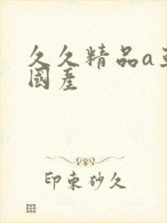 久久精品a亚洲国产