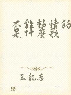 不能动情的年纪是什么歌