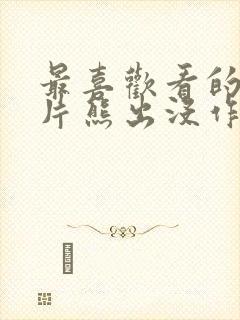 最喜欢看的动画片熊出没作文二年级