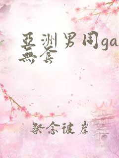 亚洲男同gay无套