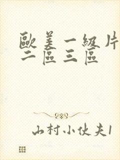 欧美一级片一区二区三区