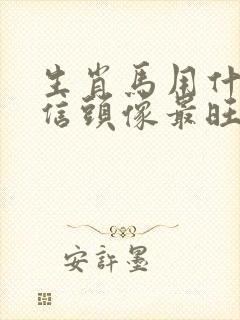 生肖马用什么微信头像最旺财运