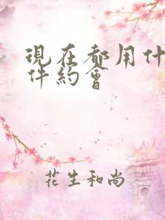 现在都用什么软件约会