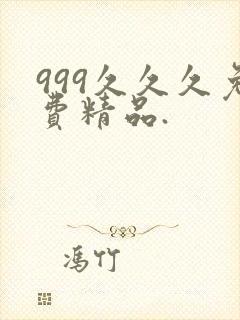 999久久久免费精品.