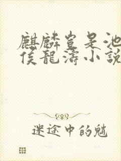 麒麟岂是池中物侯龙涛小说