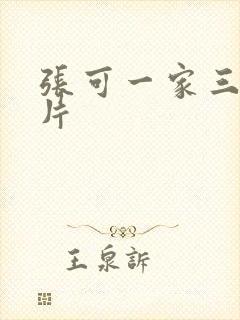 张可一家三口照片