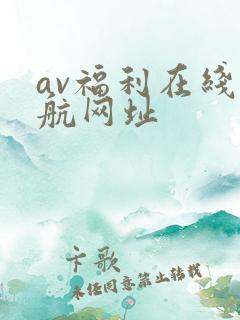 av福利在线导航网址