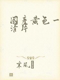 国产黄色一级高清片