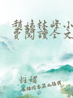 赵姨林峰小说免费阅读全文