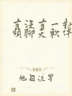 有没有一对一视频聊天软件