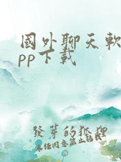 国外聊天软件app下载