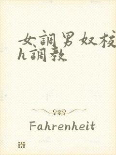 女调男奴校园高h调教