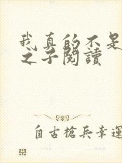 我真的不是气运之子阅读