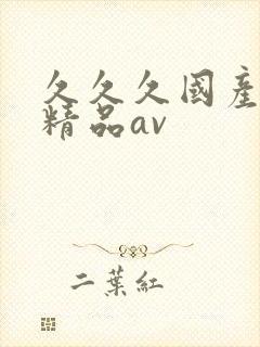 久久久国产亚洲精品av