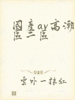 国产av高潮一区二区