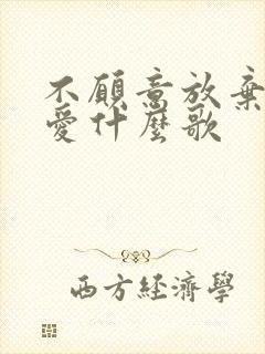 不愿意放弃你的爱什么歌