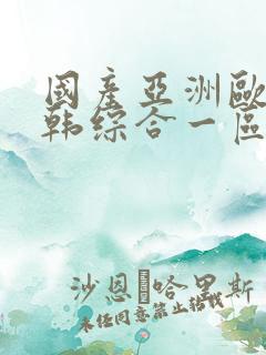 国产亚洲欧美日韩综合一区