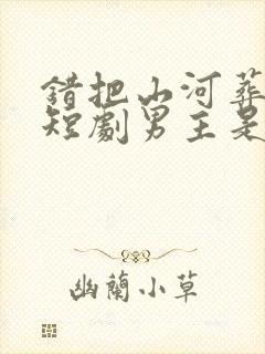 错把山河葬相思短剧男主是谁