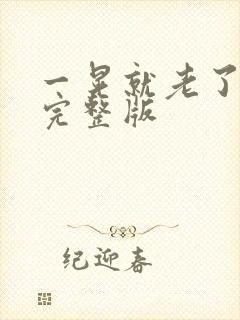 一晃就老了原唱完整版