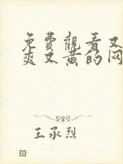 免费观看又色又爽又黄的网站