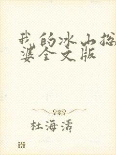 我的冰山总裁老婆全文版