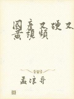 国产又硬又猛又黄视频